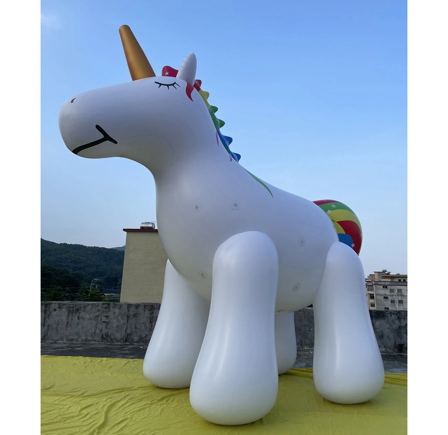 Boyi Inflatable Unicorn Inflatable Cartoon Model Inflatable Animal PVC Animal Balloon