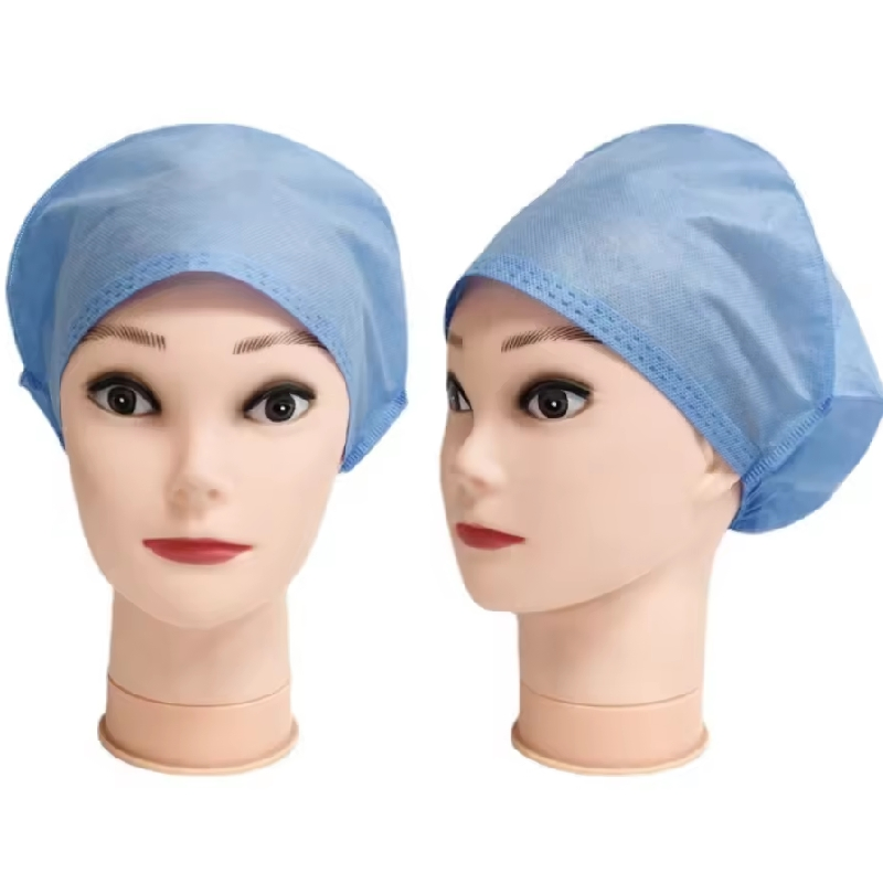 Disposable Surgical Cap Hair Nets Non-Woven Disposable Doctor Nurse Cap Surgeon Cap