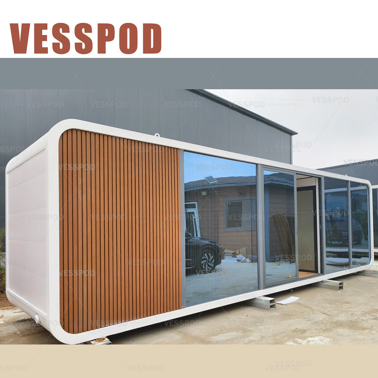 Smart Prefab Home Apple Cabin Modular Tiny House Factory Price