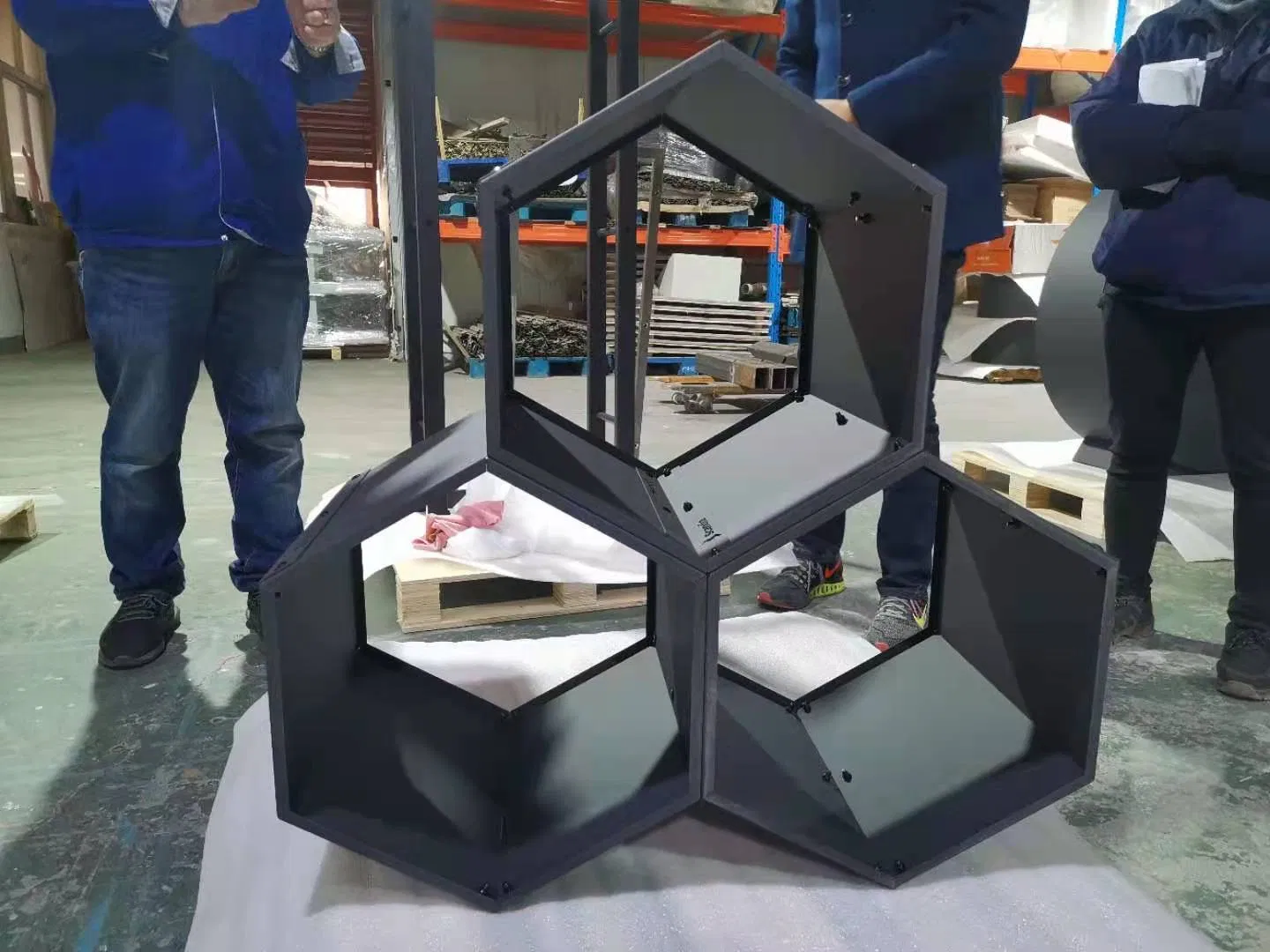 Sheet Metal Fabrication Parts Customized Sheet Metal Firewood Log Rack Storage