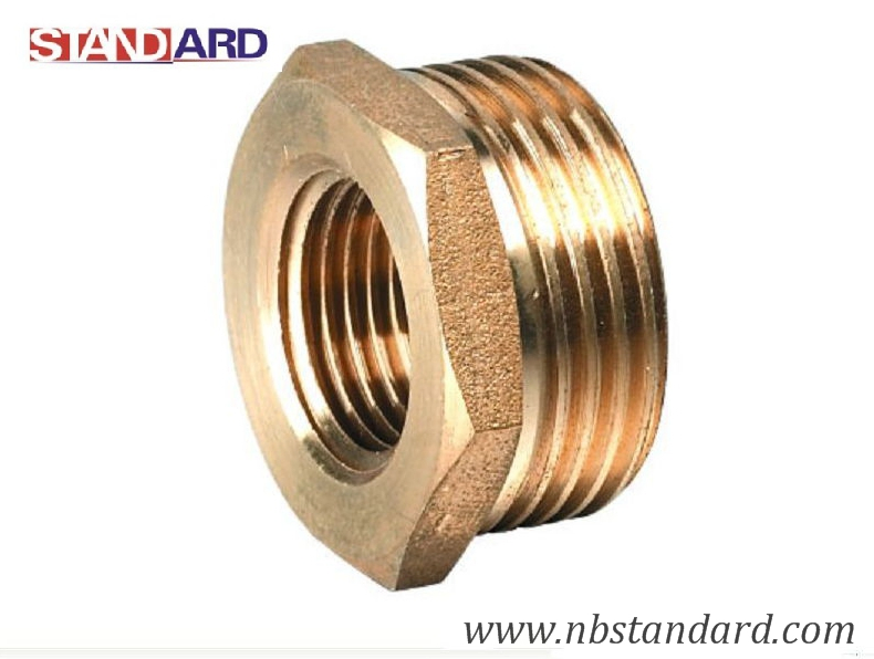 Brass Thread Fitting Reducer for Plumbing