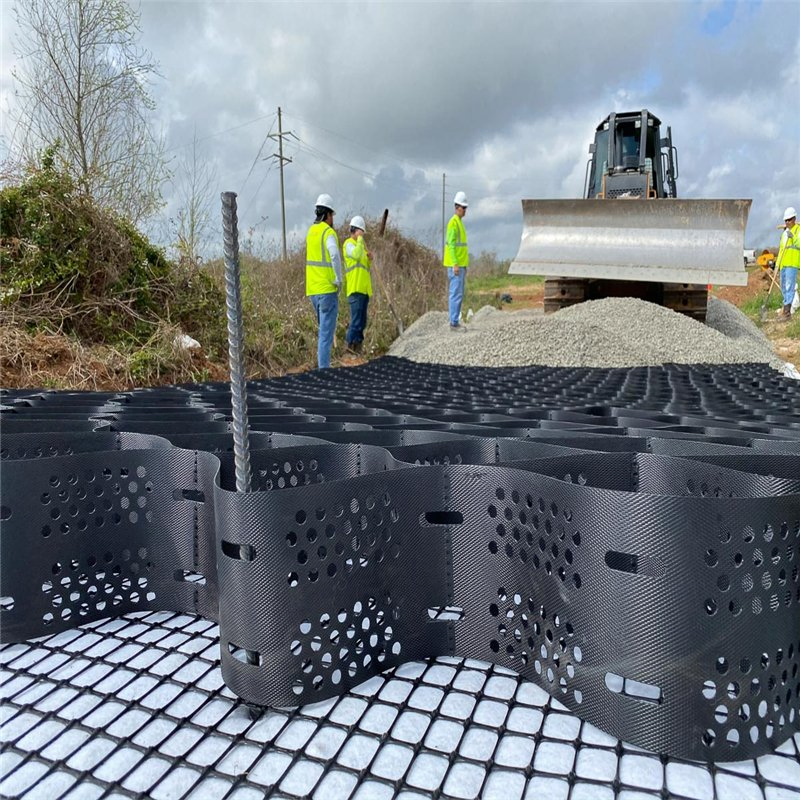 Durable HDPE Geocell for Road Construction and Green Roofs