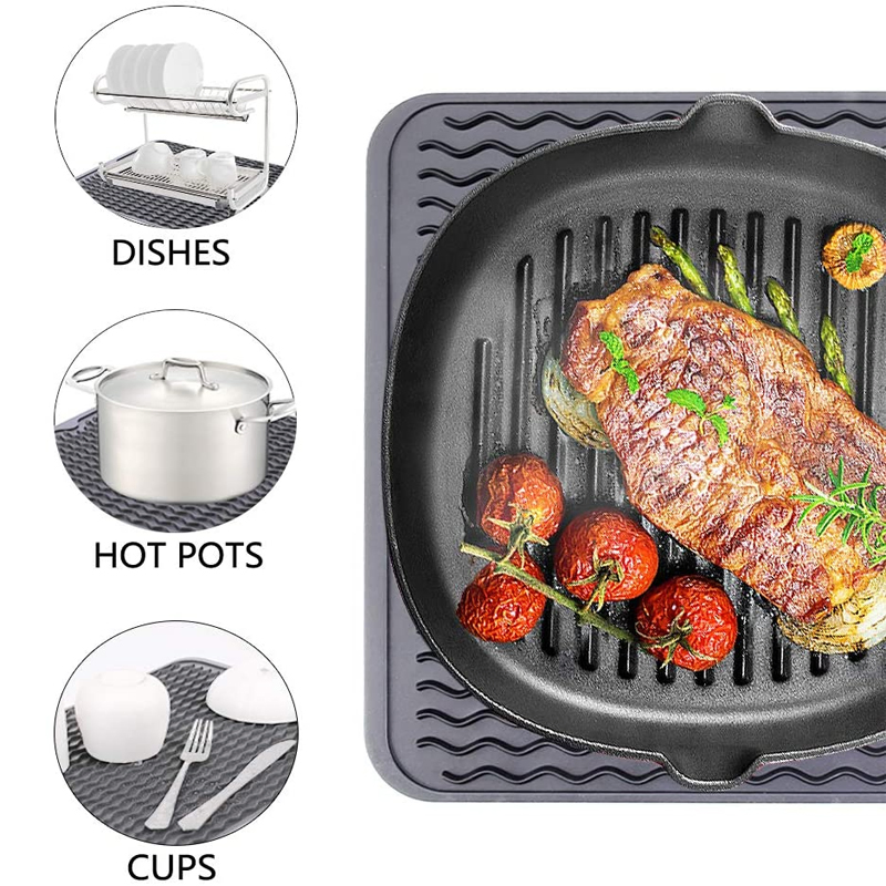 Термостойкий силиконовый коврик для кухни