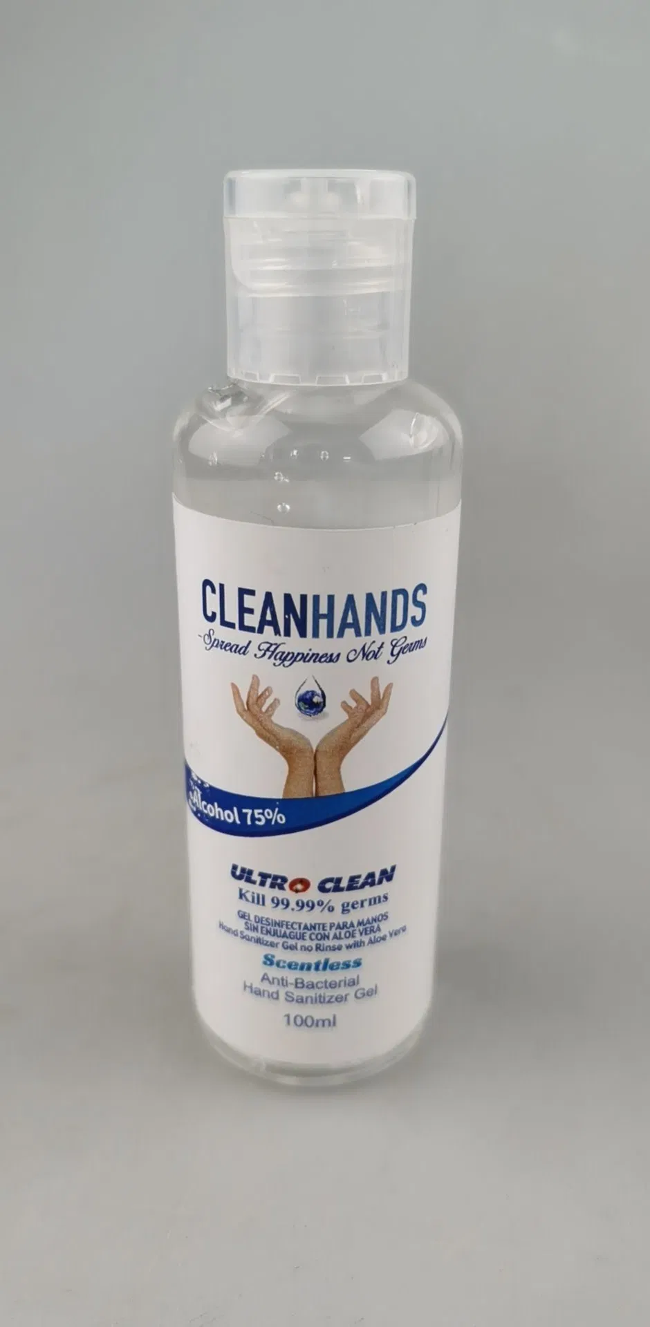 500ml Customized Label Gel Hand Sanitizer with FDA MSDS