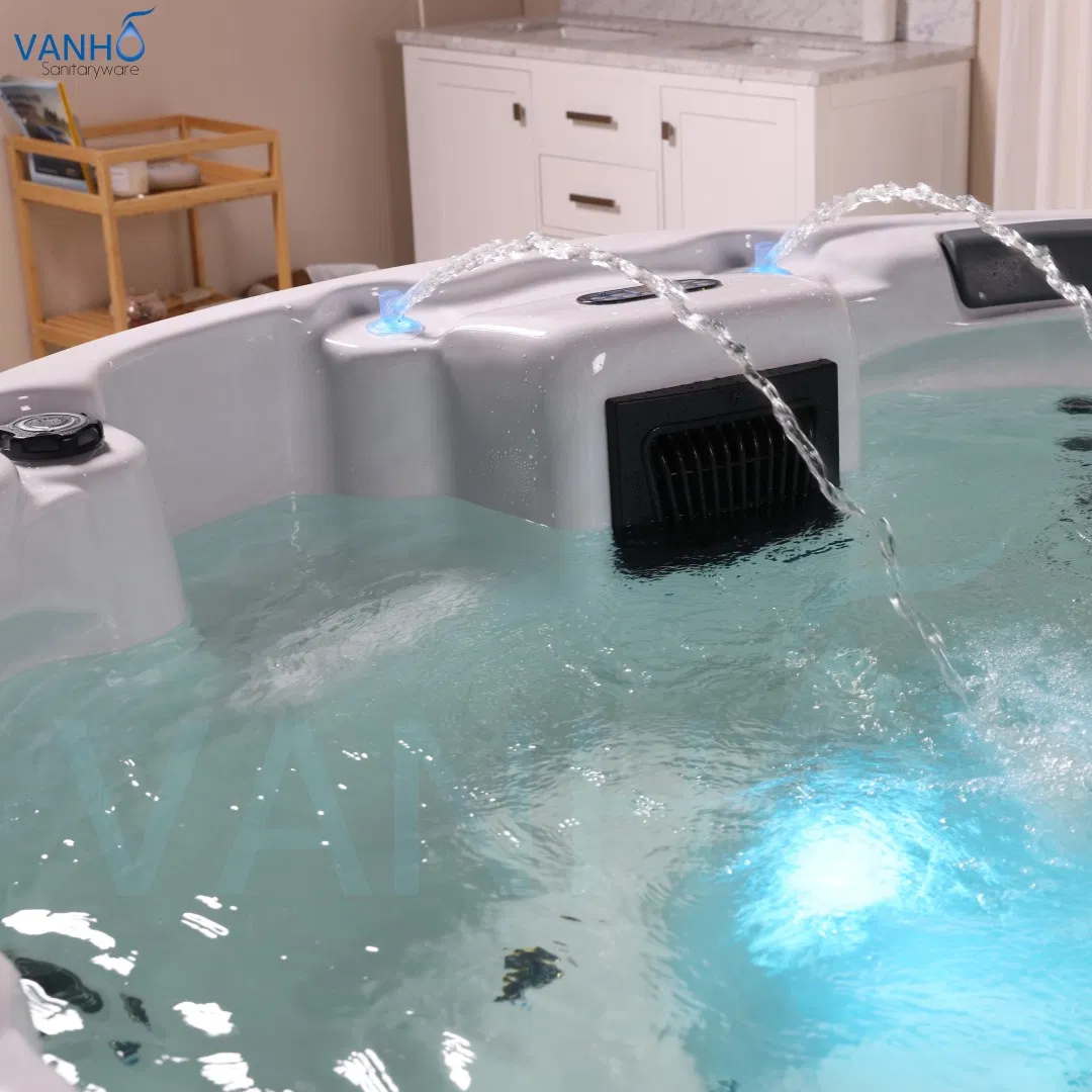 Круглый уличный спа-бассейн Vanho с гидромассажем