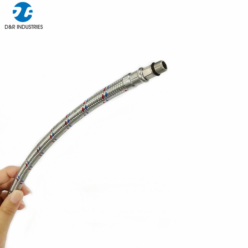 Stainless Steel Knitted Cooler Hose with Aluminum Fittings & Assembly