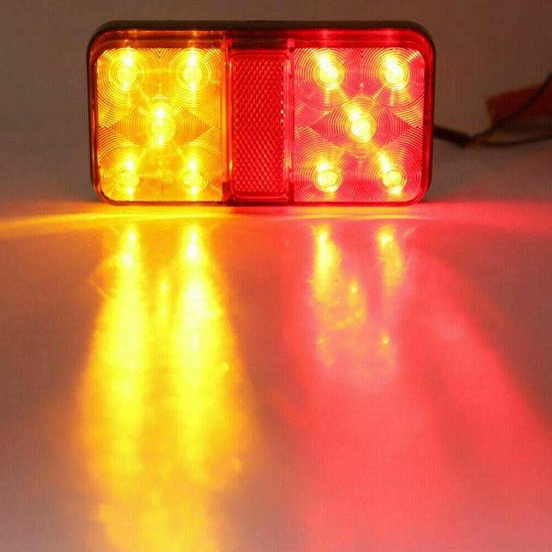 12V 10 LED Truck Trailer Tail and Side Lights