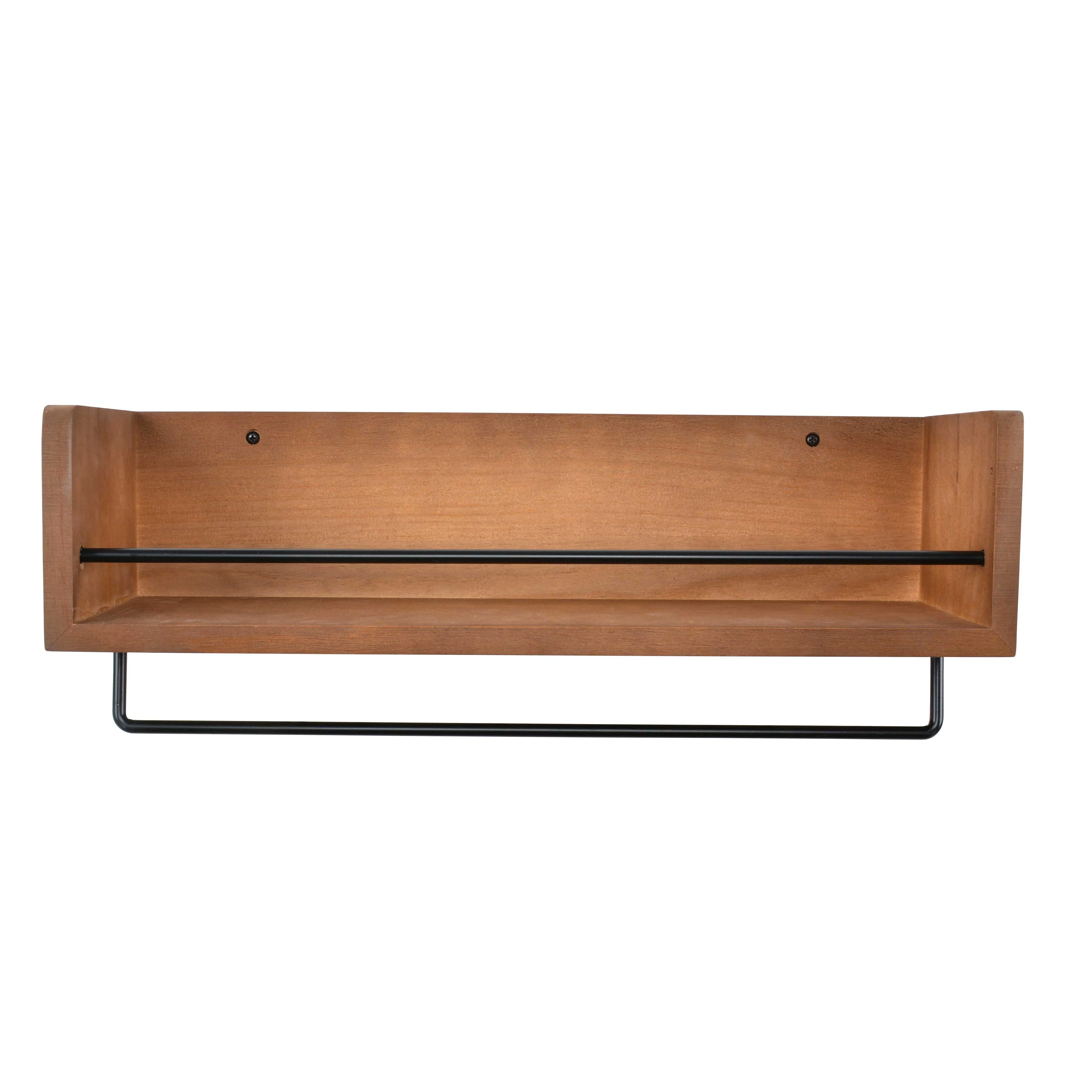 Настенная кухонная полка для специй с вешалкой