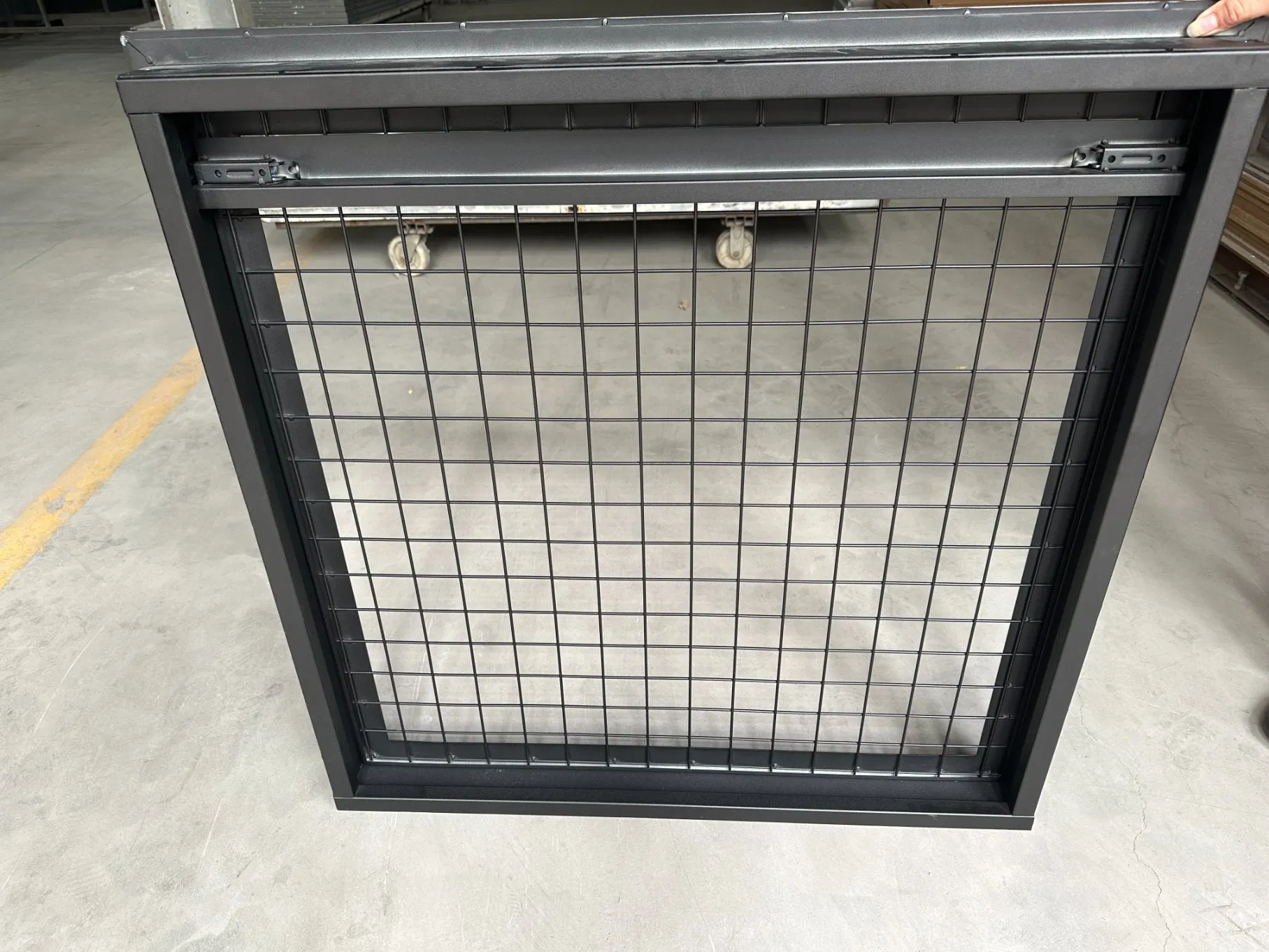 Mobile Storage Security Steel Window Set Bug Screen with Aluminum Window