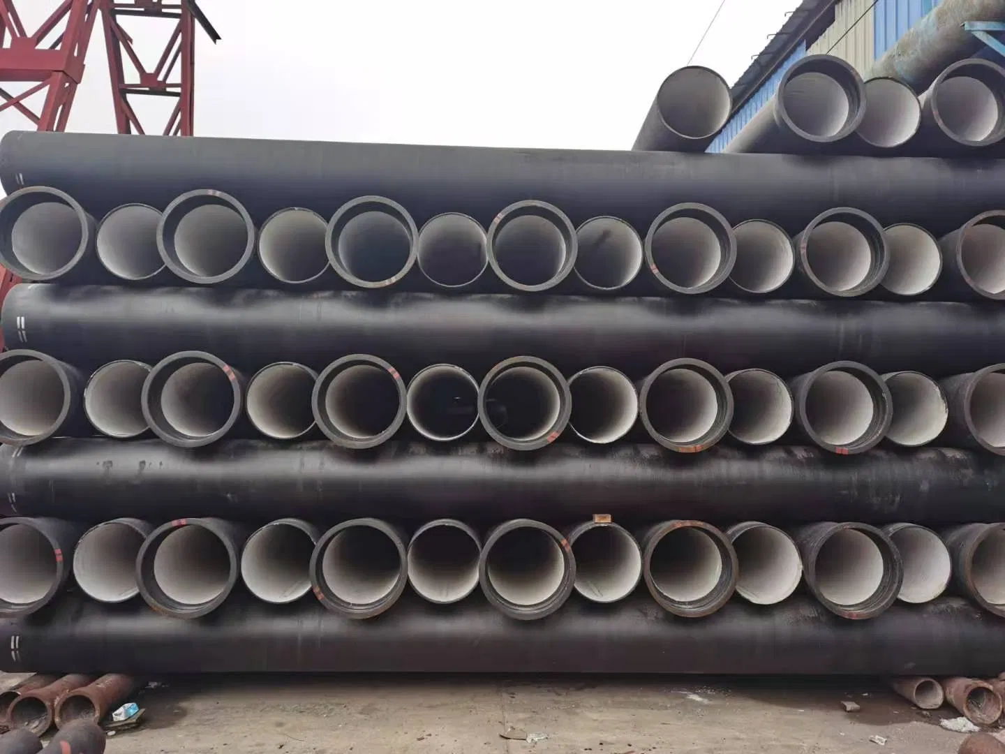 Class K9 Ductile Iron Pipe with Zinc Coating, 200mm to 400mm