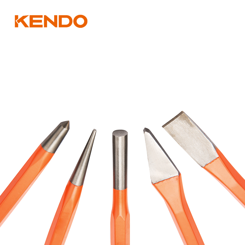 Набор пробойников и долот Kendo 5PC, антикоррозийное покрытие