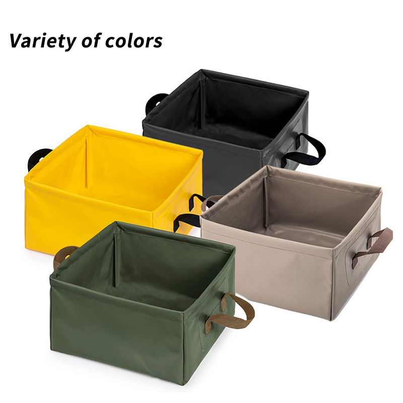 Portable Square Travel, Folding, Foot Bath, Bucket