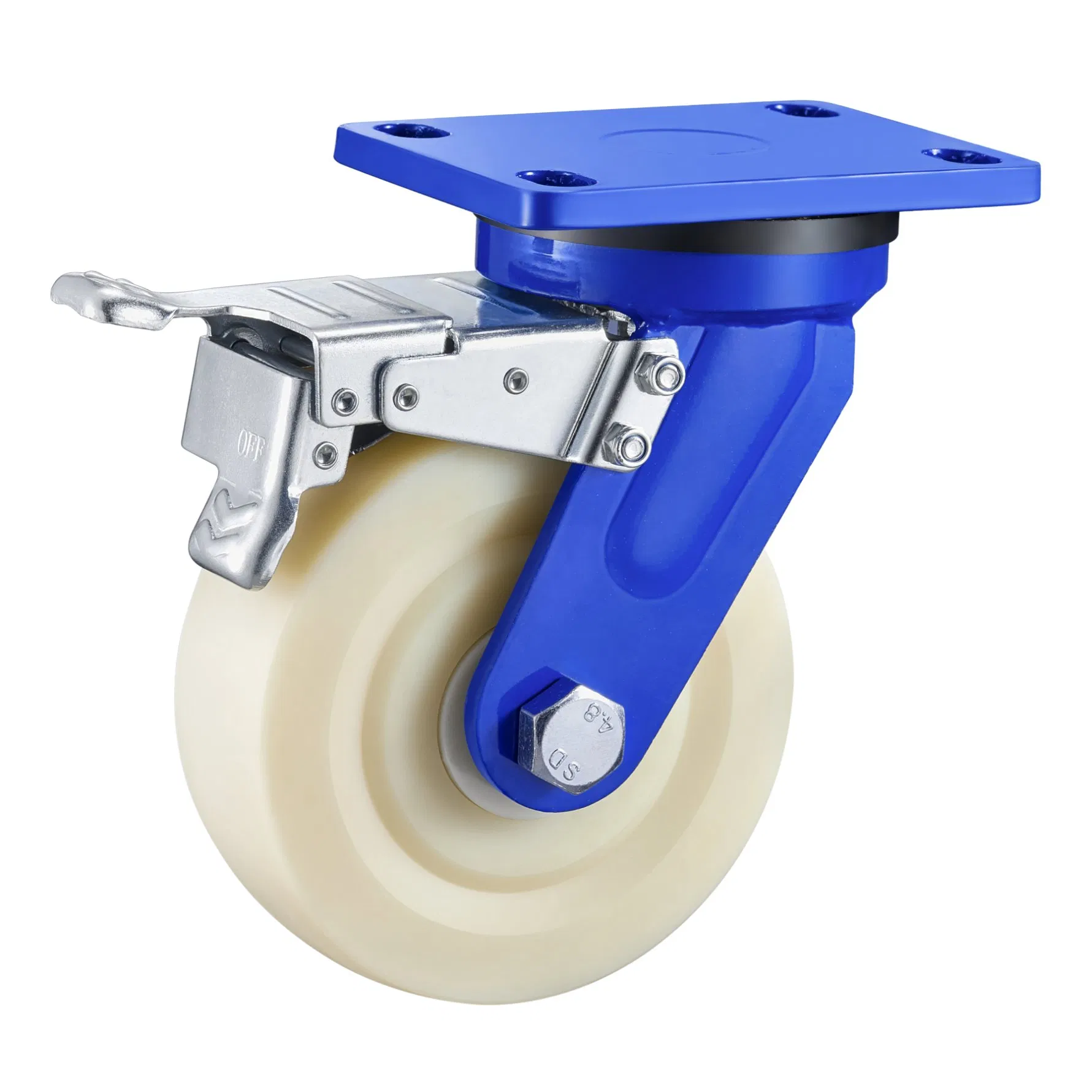 Ultra Heavy Duty Industrial Casters with Nylon Wheels2.