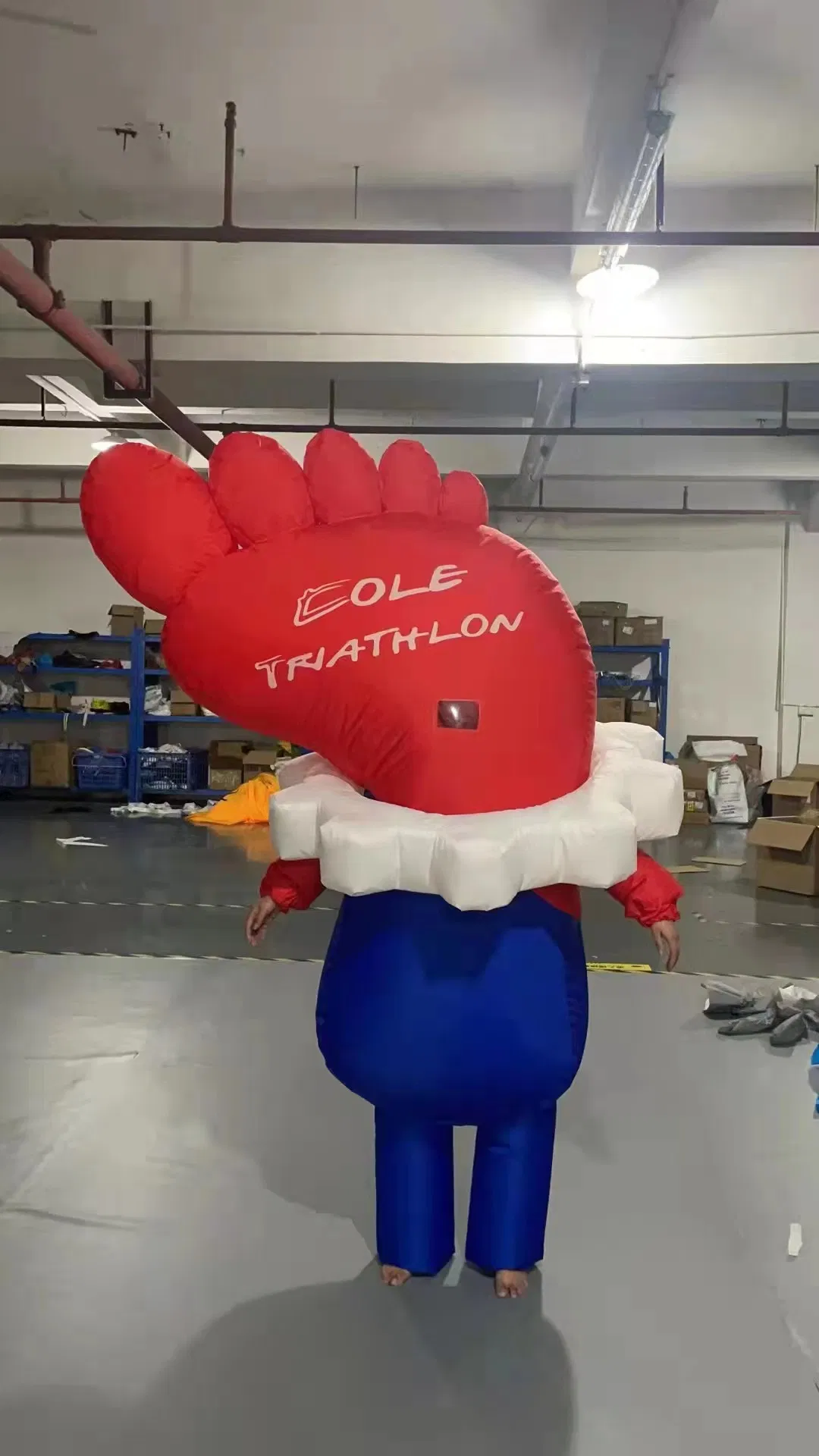 Boyi Inflatable Advertising Foot Costume Inflatable Walking Costume