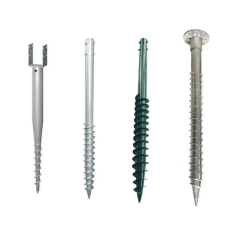 Винтовые анкеры для грунта оцинкованные, разные размеры