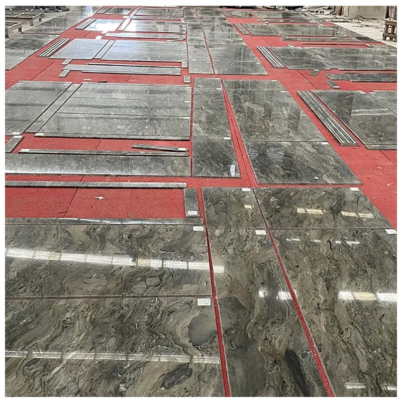 Polished Blue Fusion Exotic Quartzite Floor and Wall Tiles