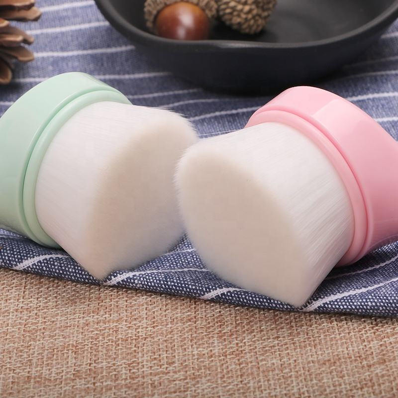 Long Handle Face Brush Deep Cleansing Tool Silicone Soft Bristles Exfoliating Massage Multifunctional Manual Skin Care Gift