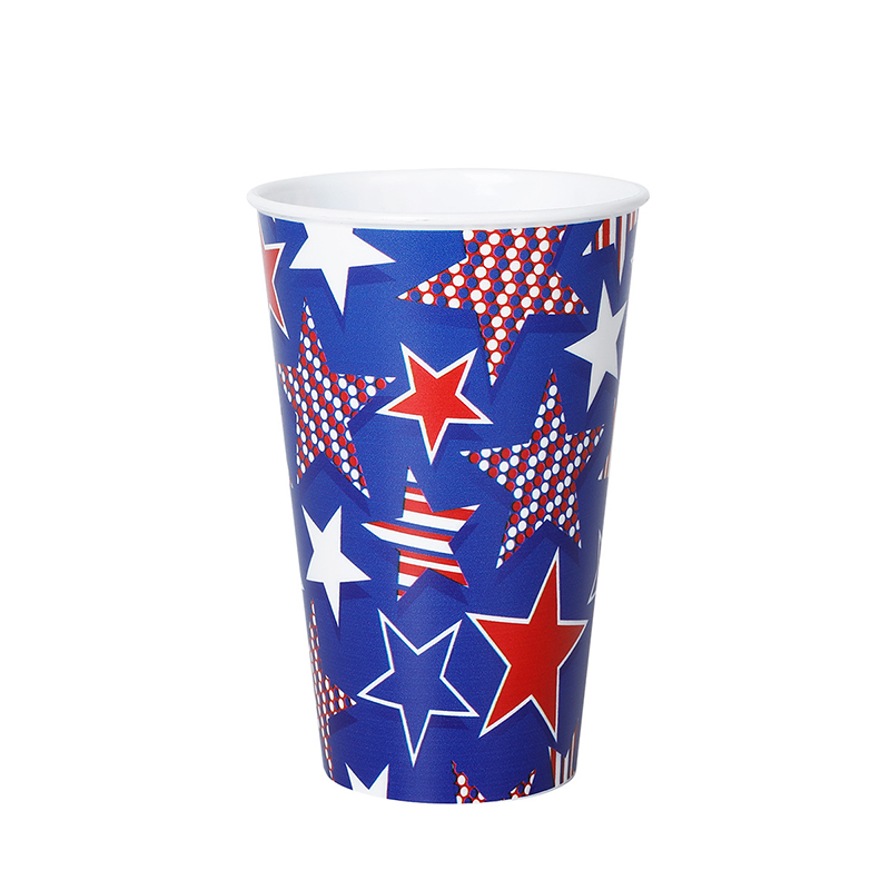 Бумажные стаканы для кофе 16 oz с защитой от протекания