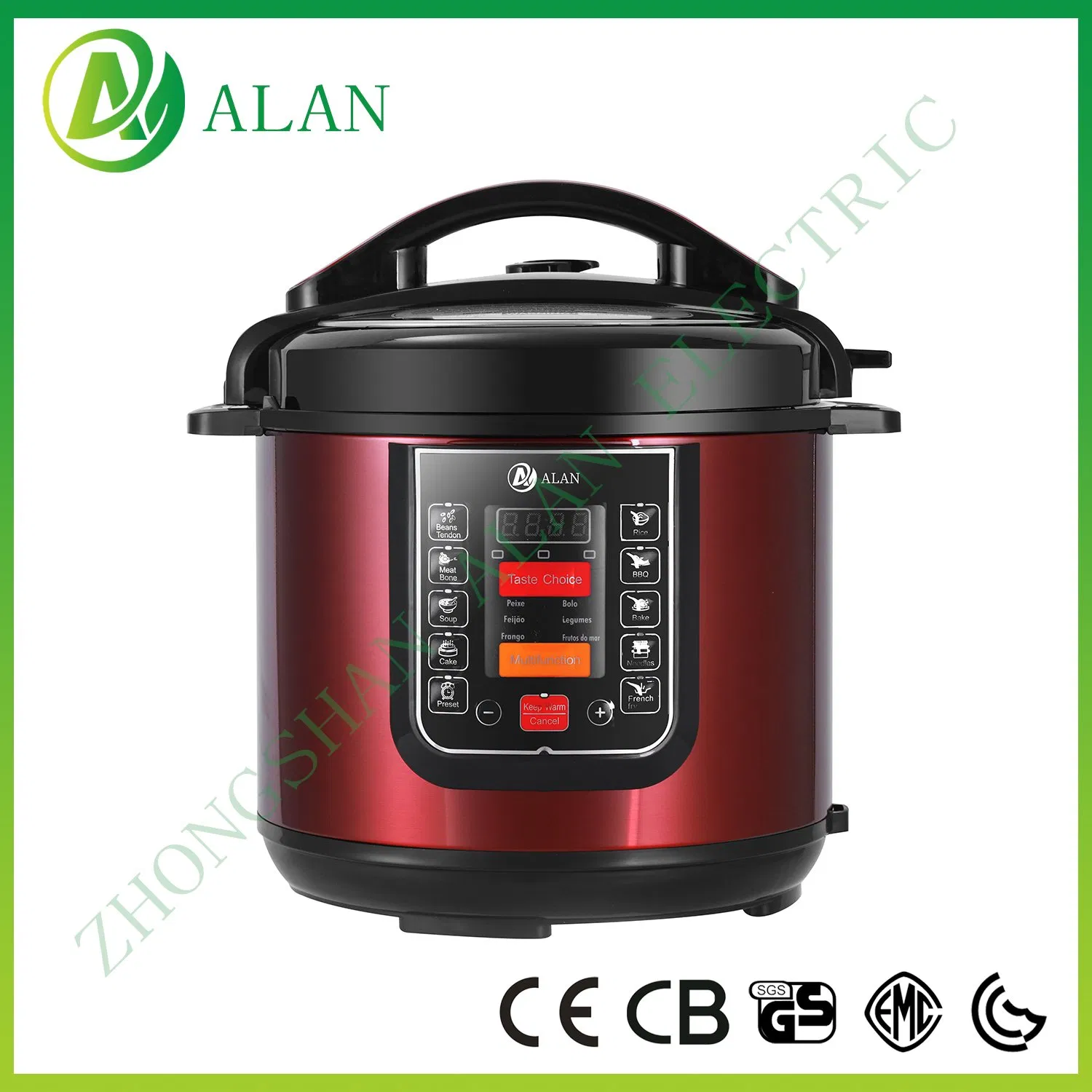 Wholesale Kitchen Smart Appliances 8-in-1 Multicooker Big Aluminium Pot Smart Electric Pressure Cooker