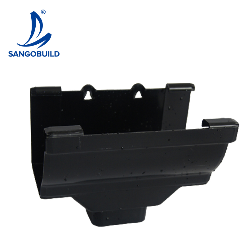 5.2 Inch Square House Roofing Rainwater Drainage System Diverter Gutters
