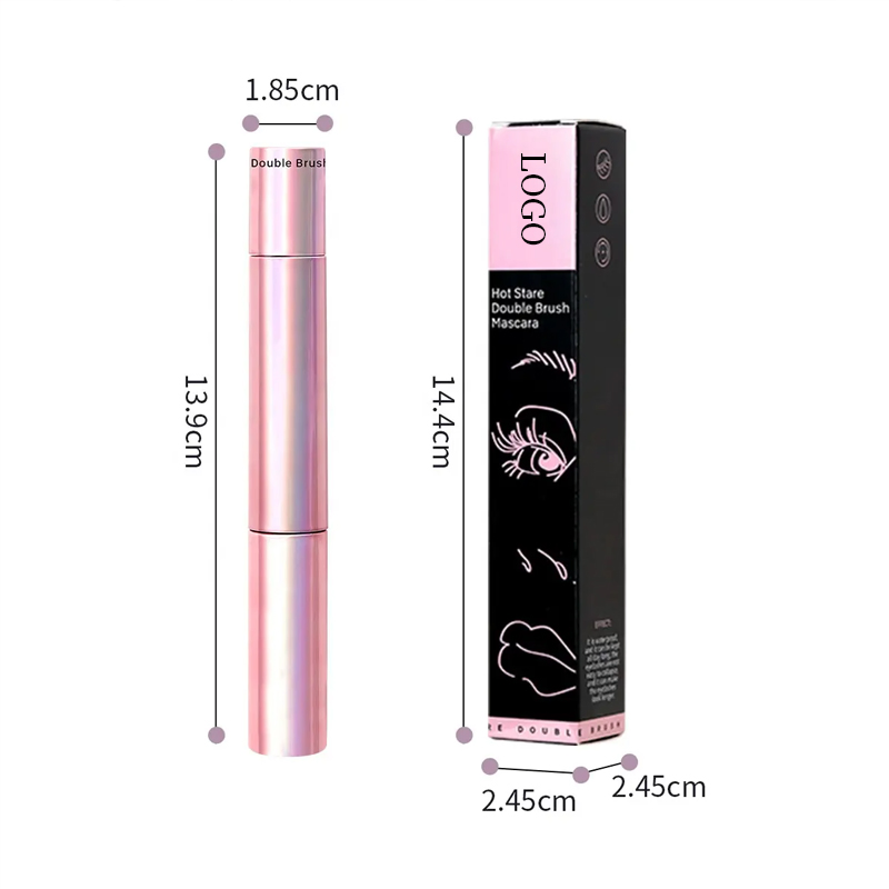 Ditong Custom No Logo Thick Curling Mascara 4D Silk Fiber Waterproof No Smudge Private Label Mascara
