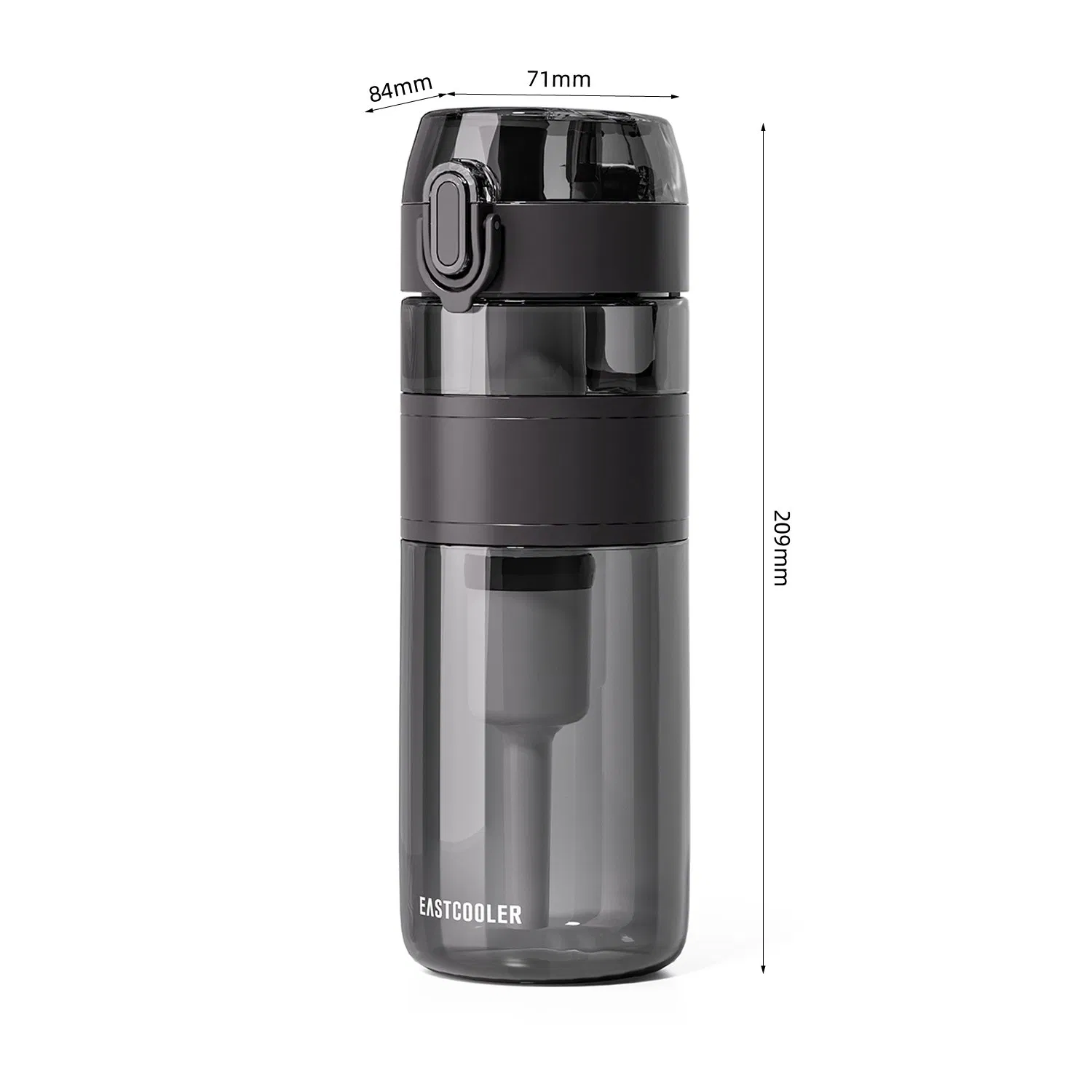 Premium BPA-Free Filtering Water Bottle with 2-Month Filter