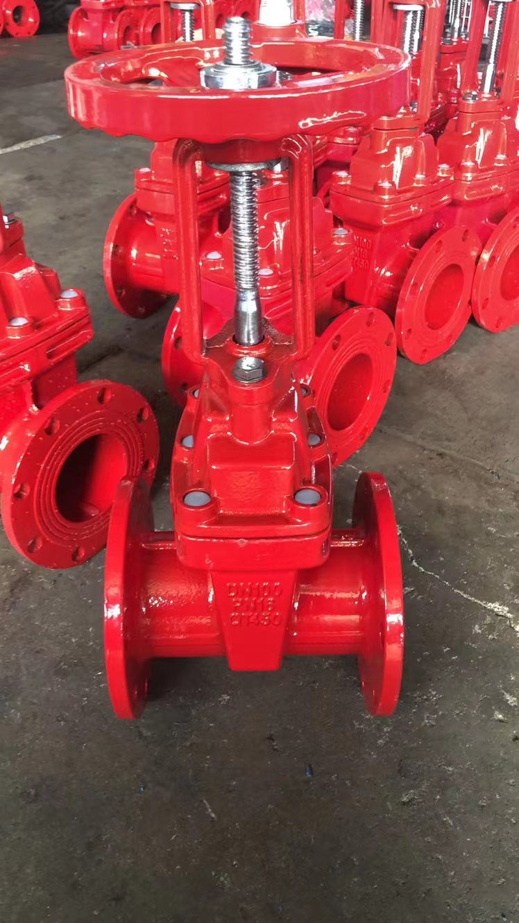 China Manufacturer Cast Iron Cast Steel Resilient Seated Rising Stem Wedge Gate Valve