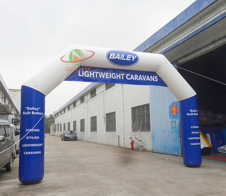 Qutdoor Inflatable Race Advertising Portable Arch Finish Line Nflatable Arch