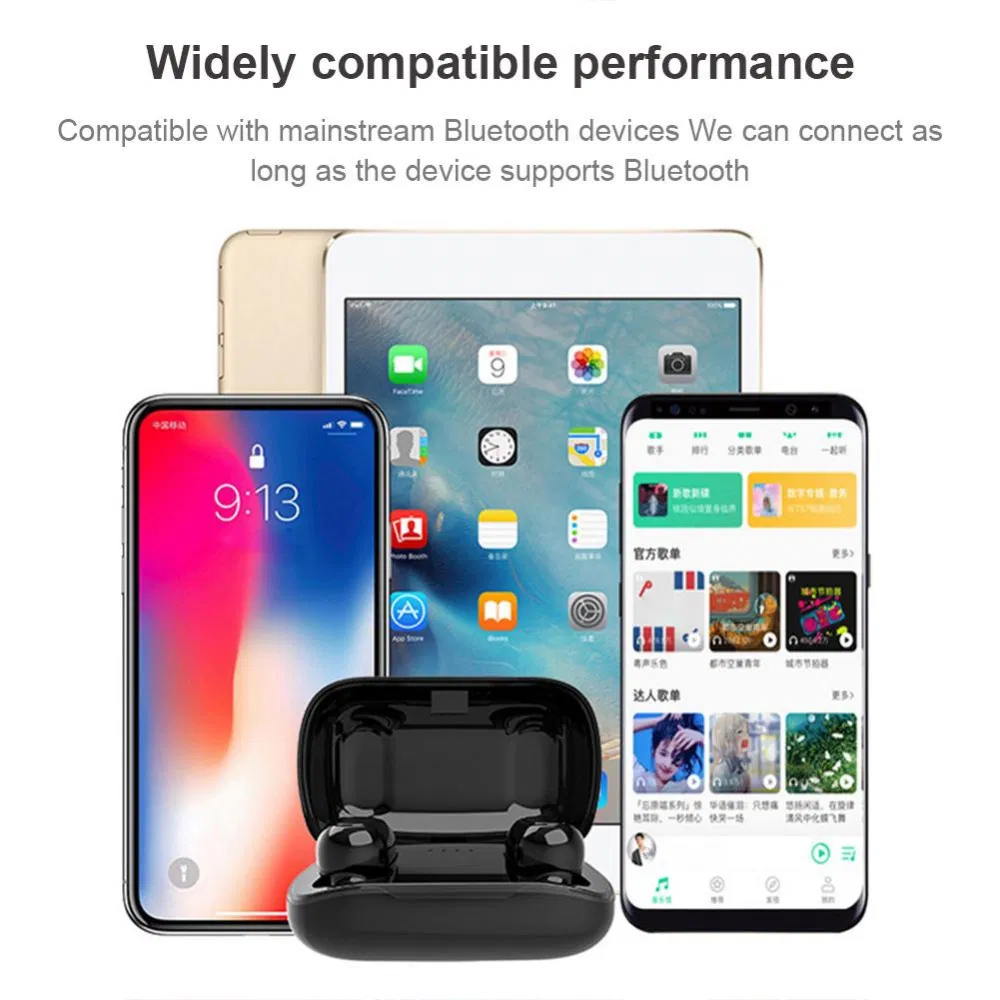 L21 PRO Tws, with Bluetooth 5.0, Waterproof, Ipx7, High-Fidelity Stereo Gaming Wireless Headset