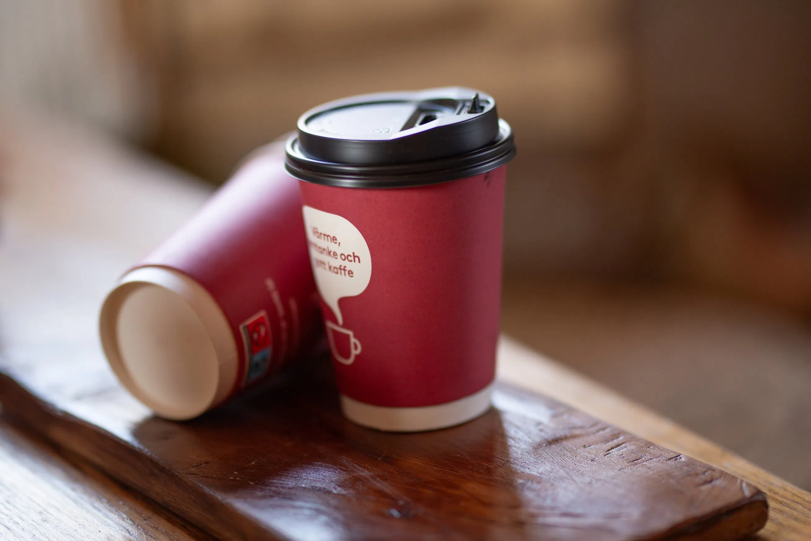 Двухслойные бумажные стаканы для напитков 8-22 oz
