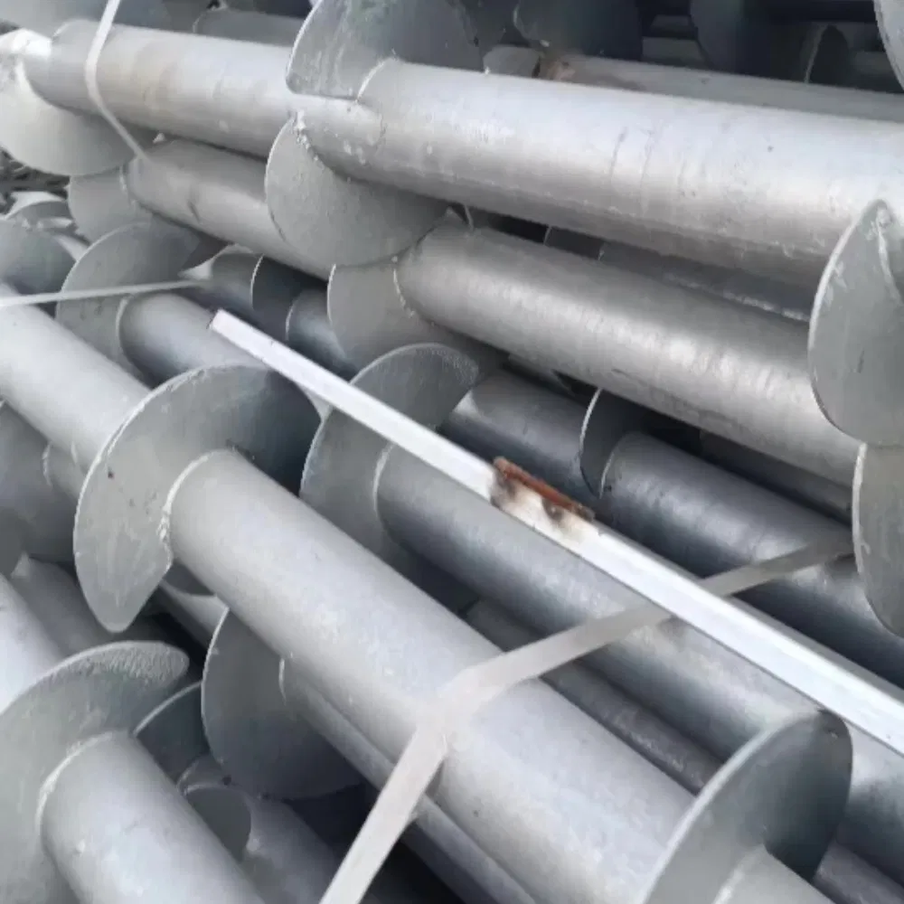 Винтовые сваи Q235B Q355 с горячим цинкованием