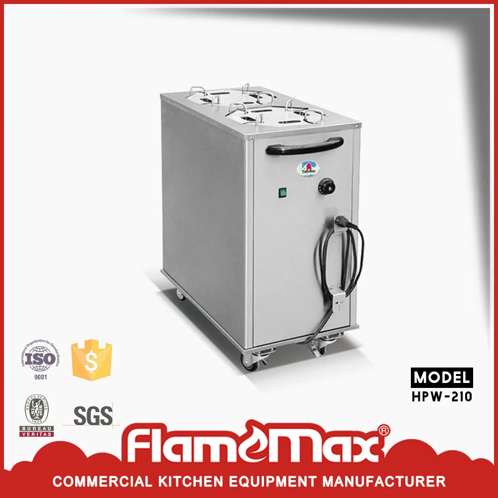 Hpw-210 2-Head Electric Plate Warmer Cart