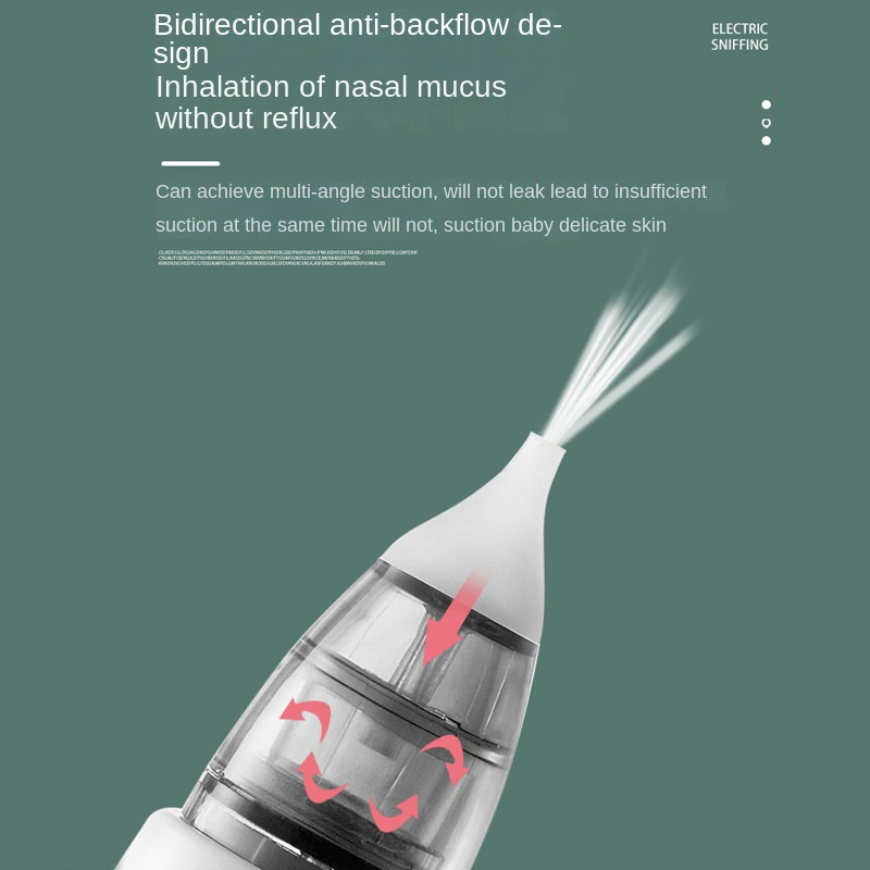 Household Rechargeable Electric Nasal Aspirator for Infants and Children