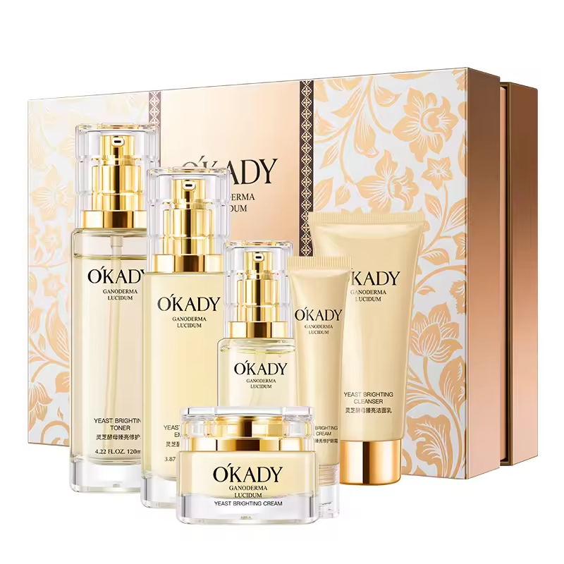High Quality OEM/ODM Reishi Yeast Six-Piece Skin Care Set Deep Moisture Hydrates Skin Care Set
