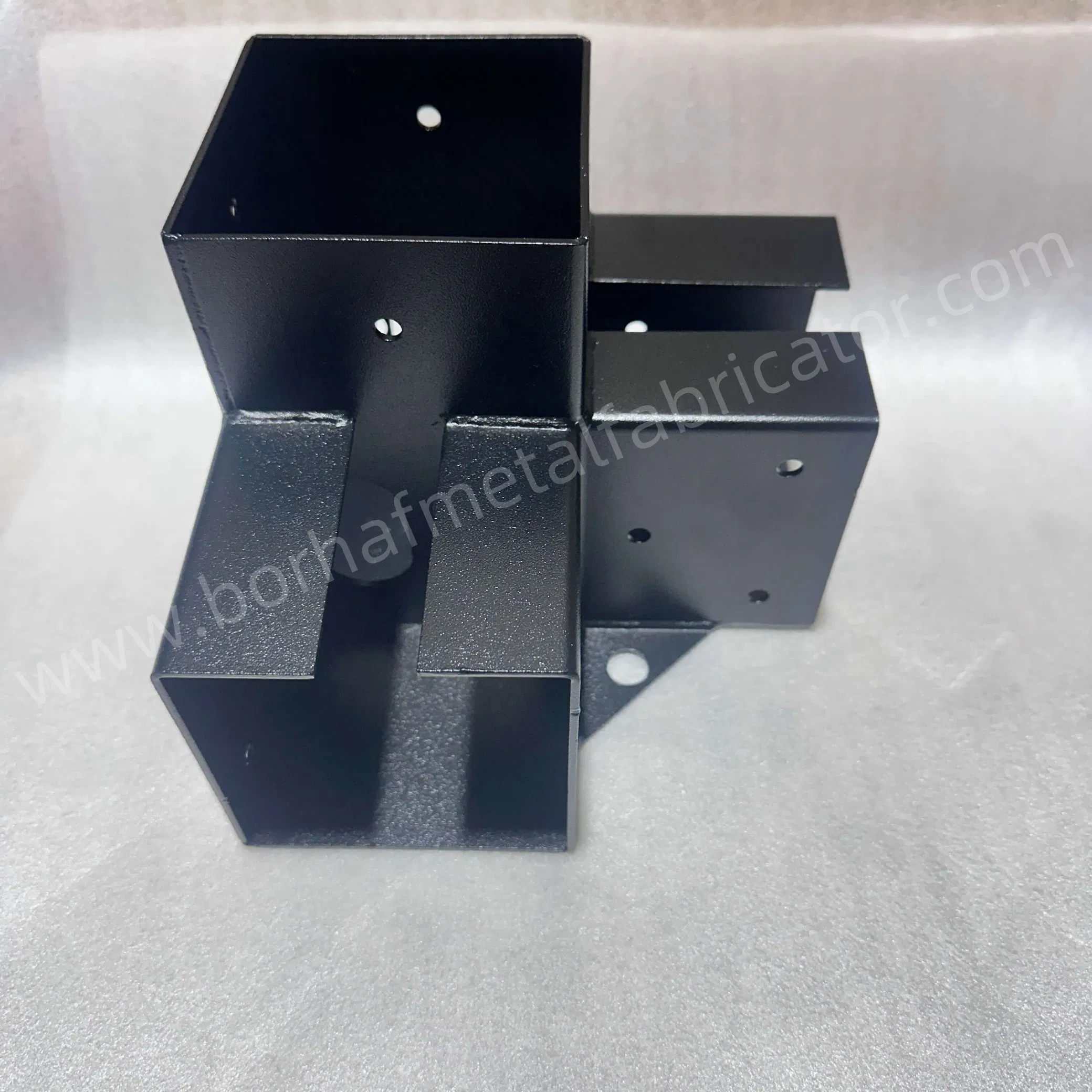 Steel Adjustable Angle Pergola Gazebo Brackets for 3 Post Wood Beam