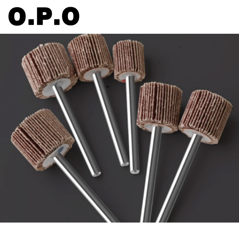 Mounted Flap Wheel Abrasive Wheel Flap Wheel with Shaft for High-Performance Metal Polishing