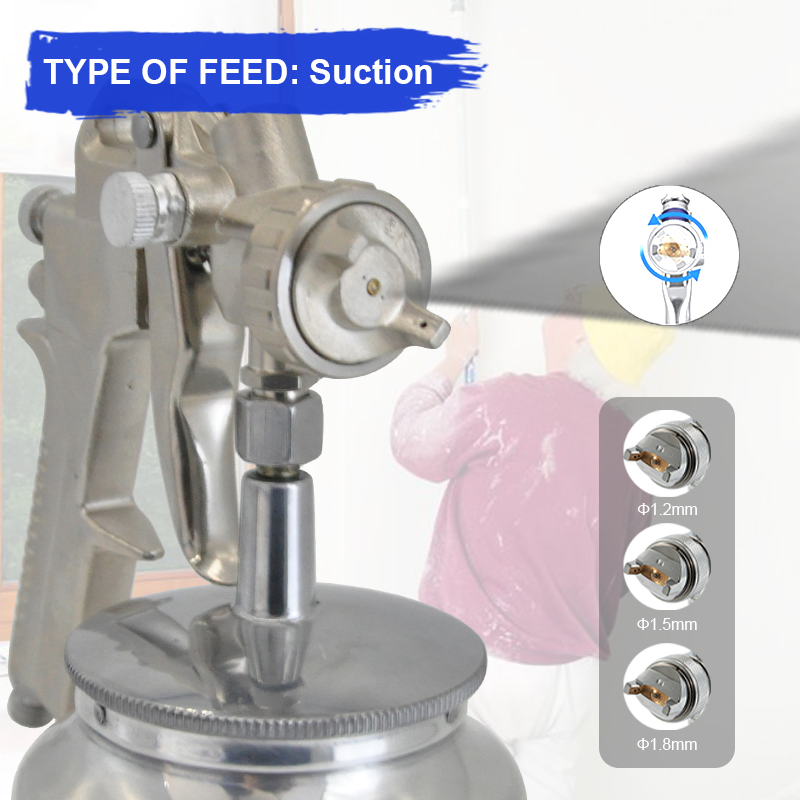 Пистолет для покраски S990S1 высокого давления, 1.5 мм