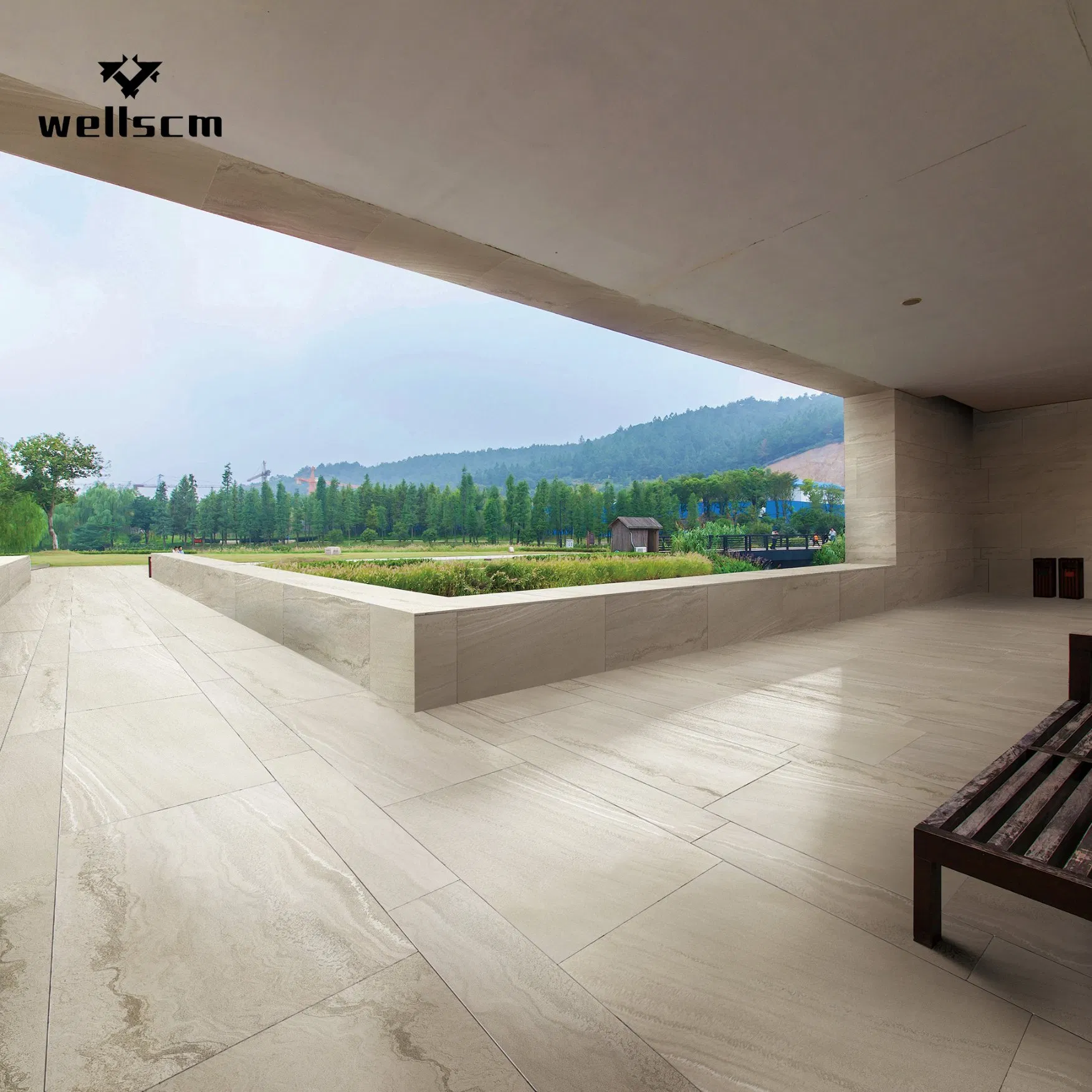 White Ceramic Tiles Floor and Wall Tiles for Bathroom or Toilet Rustic Porcelanato Tile Floor Tile