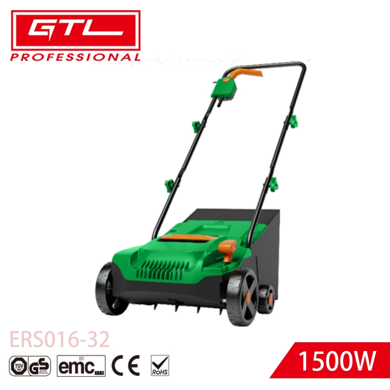32cm Electric 1500W Raker & Scarifier 30L Lawn Cutter Ipx4 for Farm (ERS016-32)