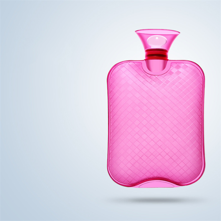 Reusable 500ml/1000ml PVC Warm Hand Heat Hot Water Bottle Bag with Cover