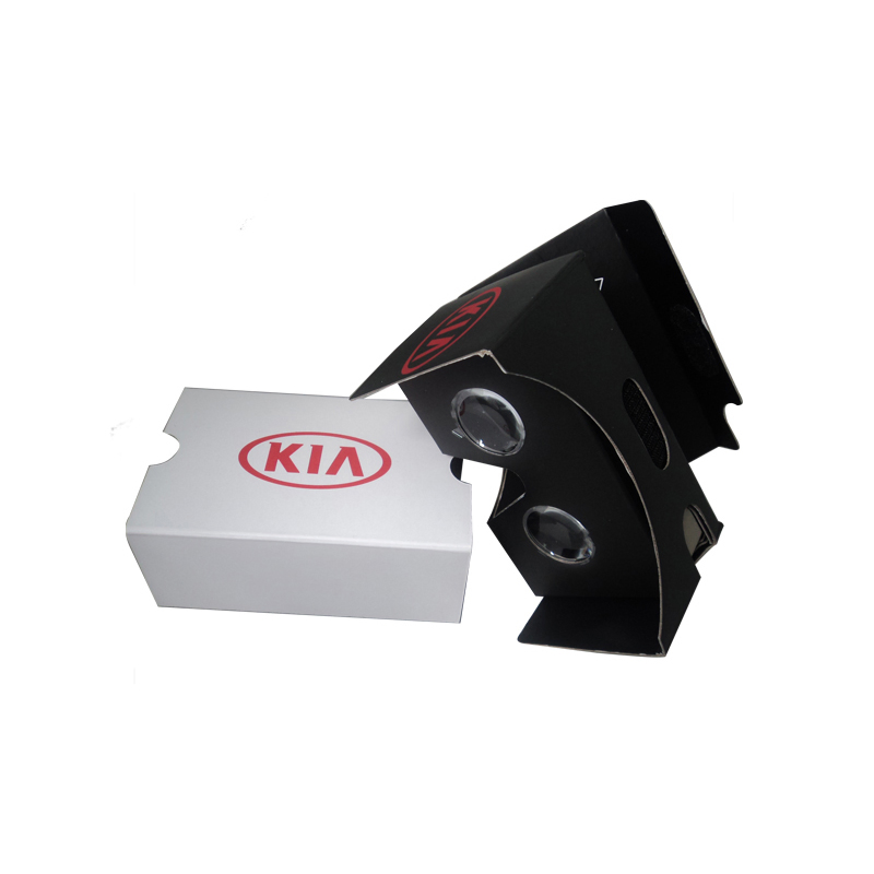 Wholesale Vr DIY Google Cardboard Vr Glasses Cardboard Box Vr Headset 3D Glasses