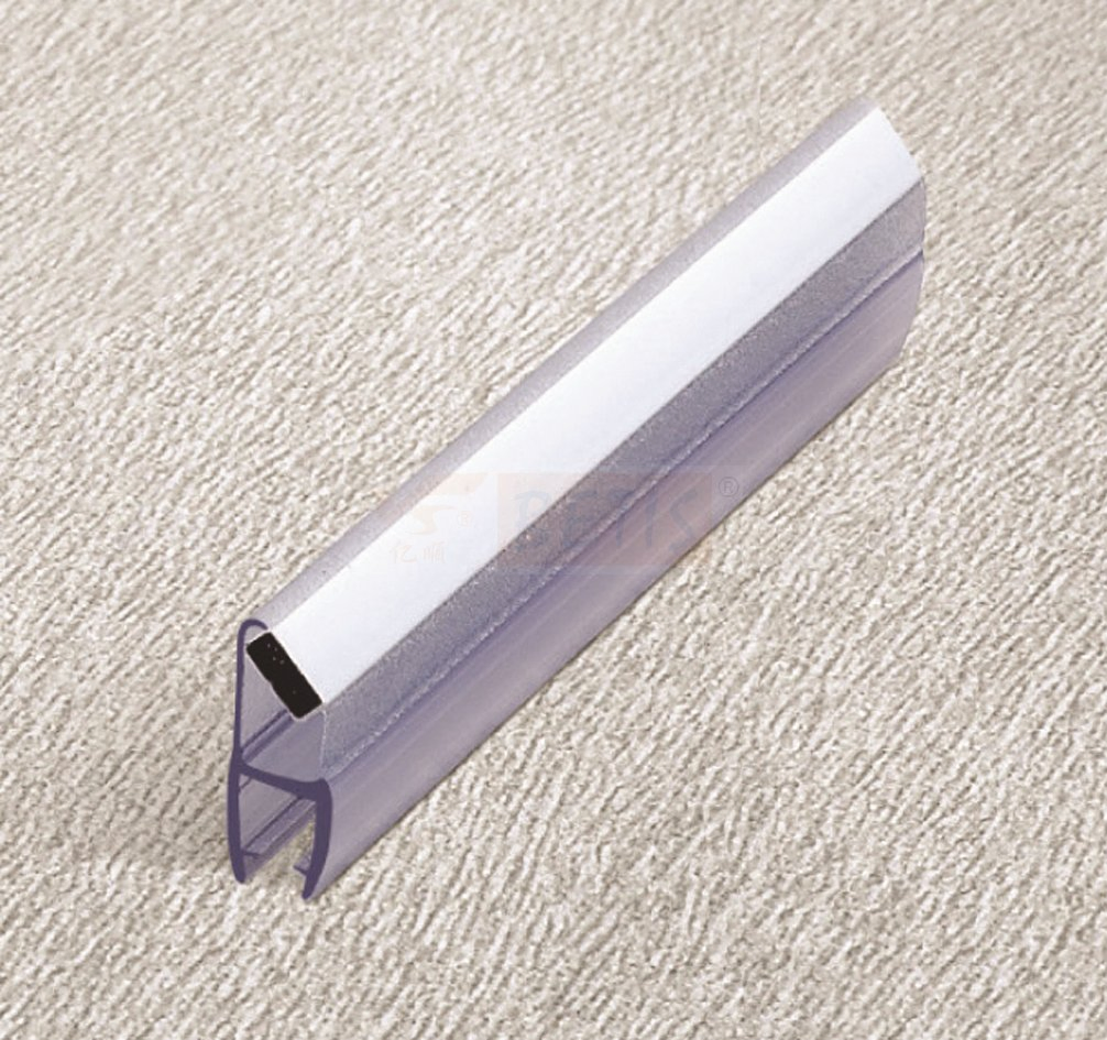 Sliding Shower Enclosure Accessories Glass Door Acrylic PVC Jamb 135 Degree Magnetic Seal