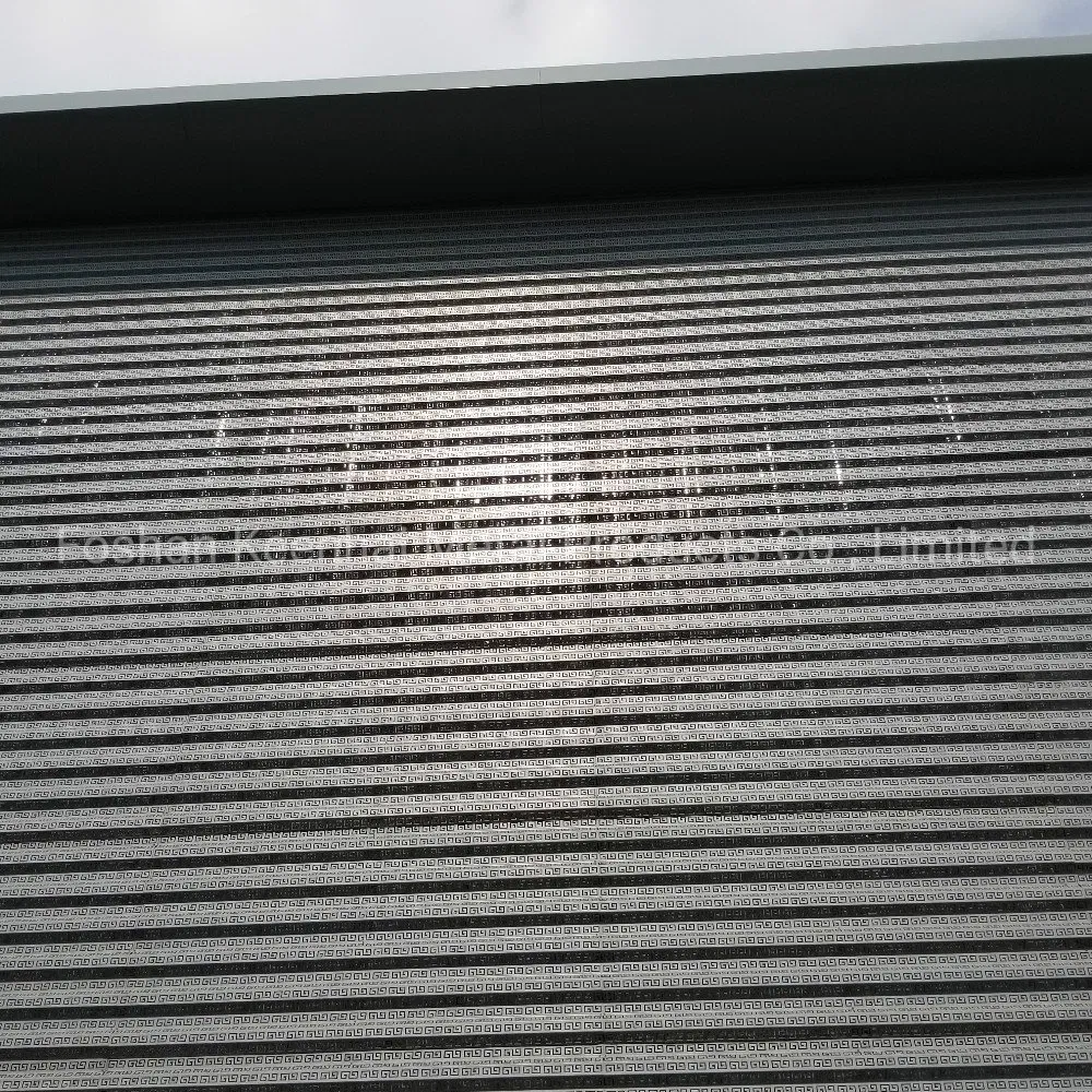 Exterior Decorative Materials Corrugated Aluminium Metal Wall Panel Curtain Wall Cladding