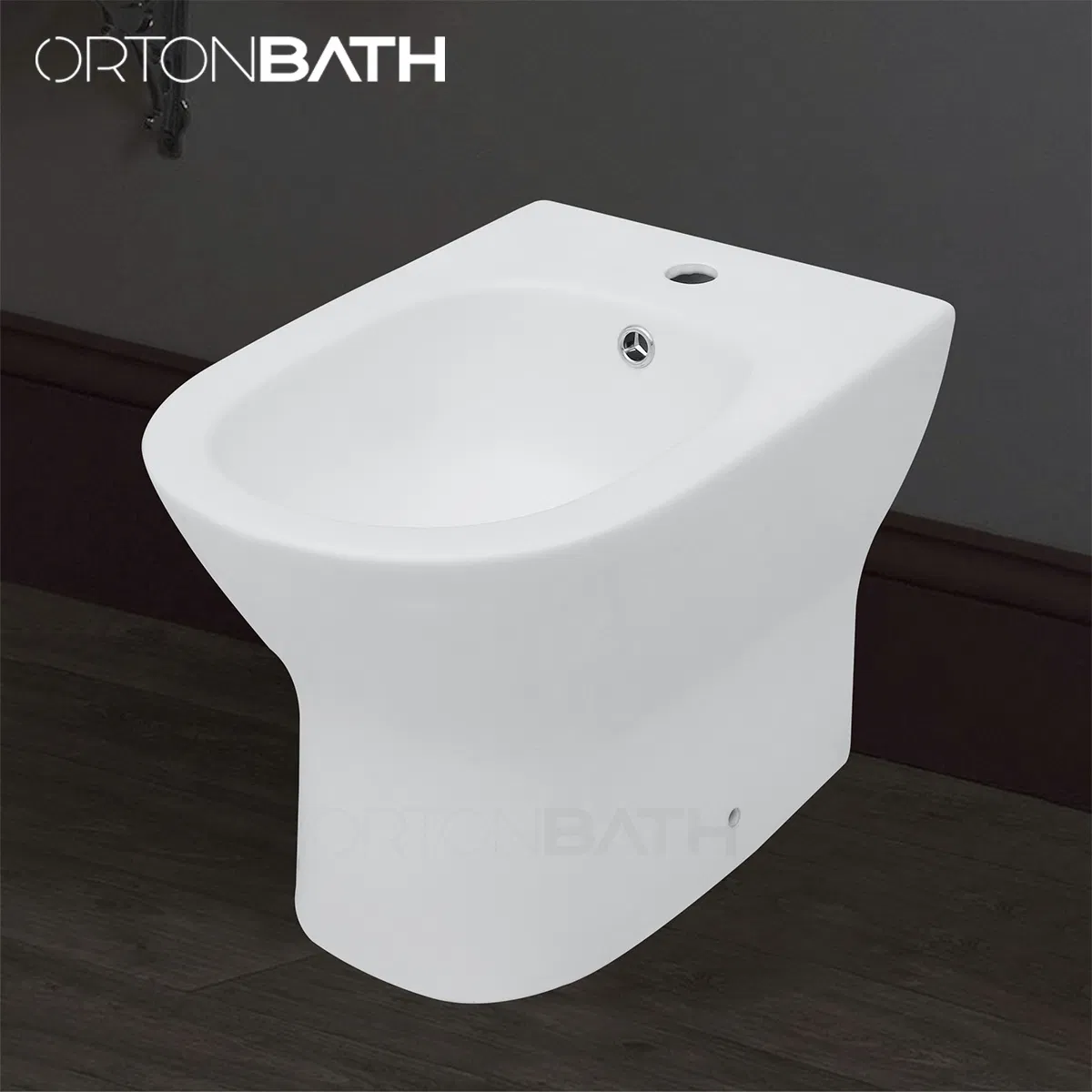 Ortonbath Back to Wall Floor Mounted Toilette Bidet Hospital Elder Lady Care One Piece Ceramic Wc Toilet Bidet Special Care Bidet
