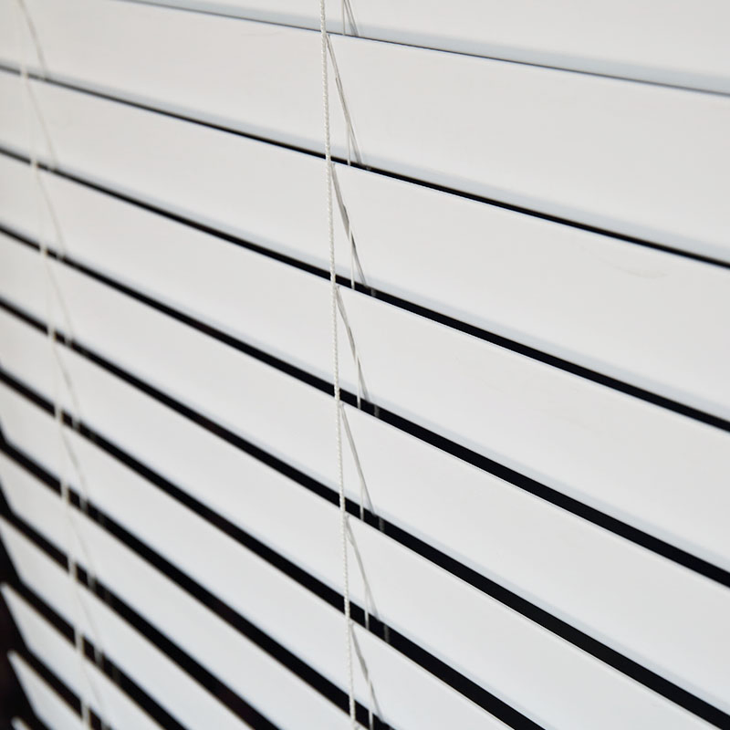 Waterproof Promotional PVC Faux Wood Blinds for Bathroom