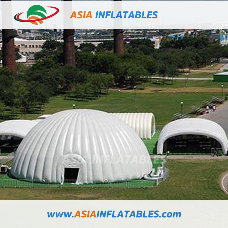 Inflatable Exhibition Clamshell Building Dome