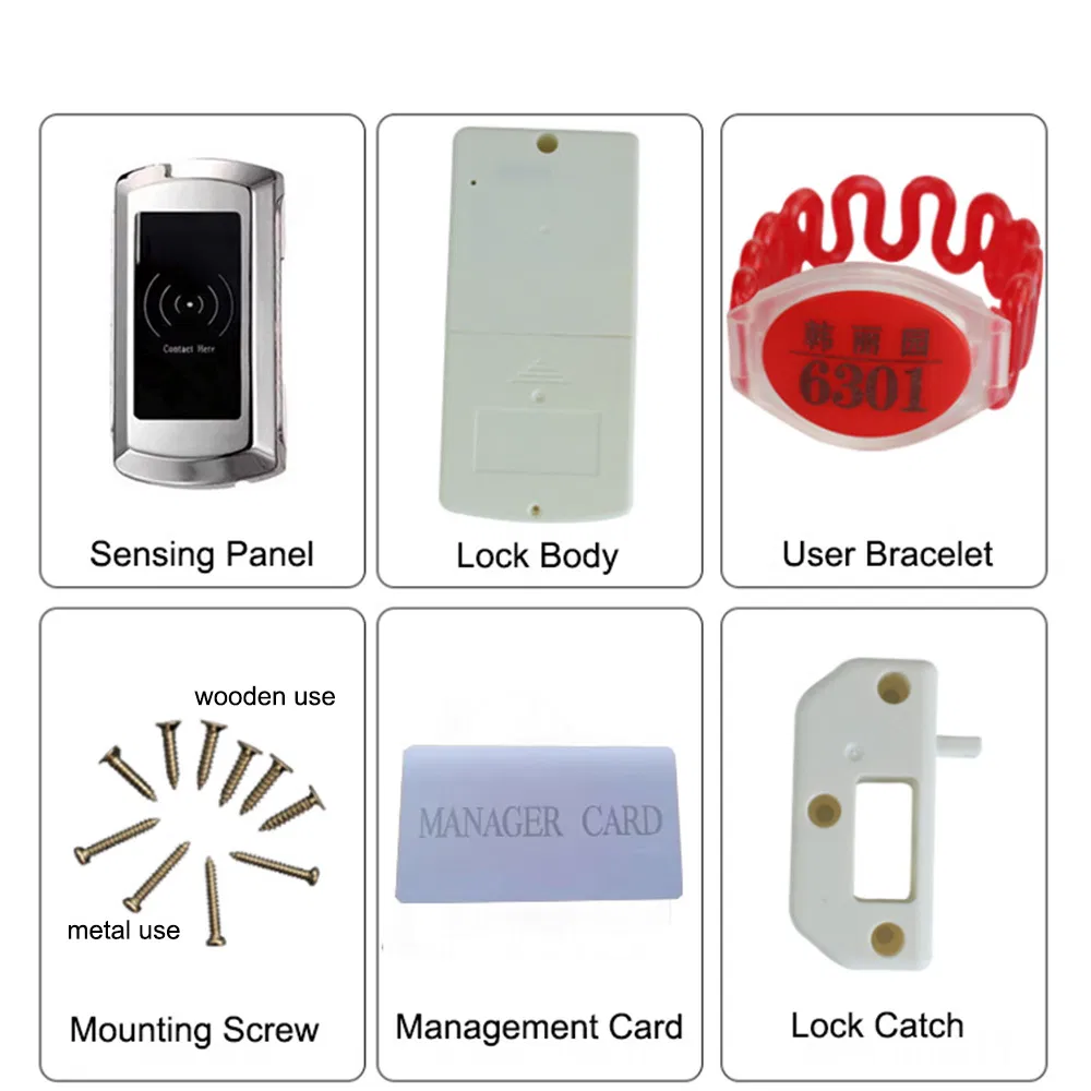 Smart Cabinet Lock RFID Electronic Keyless 125kHz RFID Drawer Locker Cabinet Lock