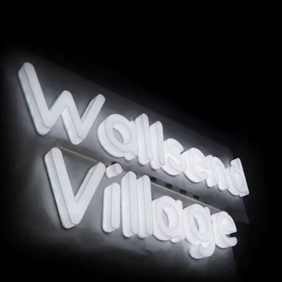 Alphabet Wall LED Sign Board Store Company Logo Signs Front Lit LED Letter Sign