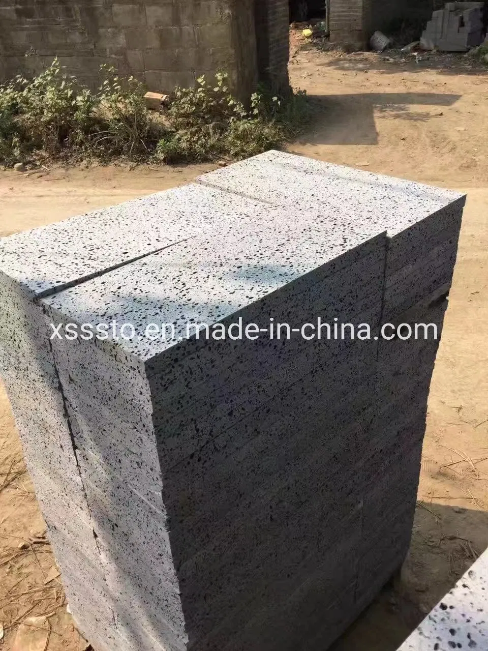 Volcanic Stone with Holes Tiles/Pavers/Strips/Mosaics