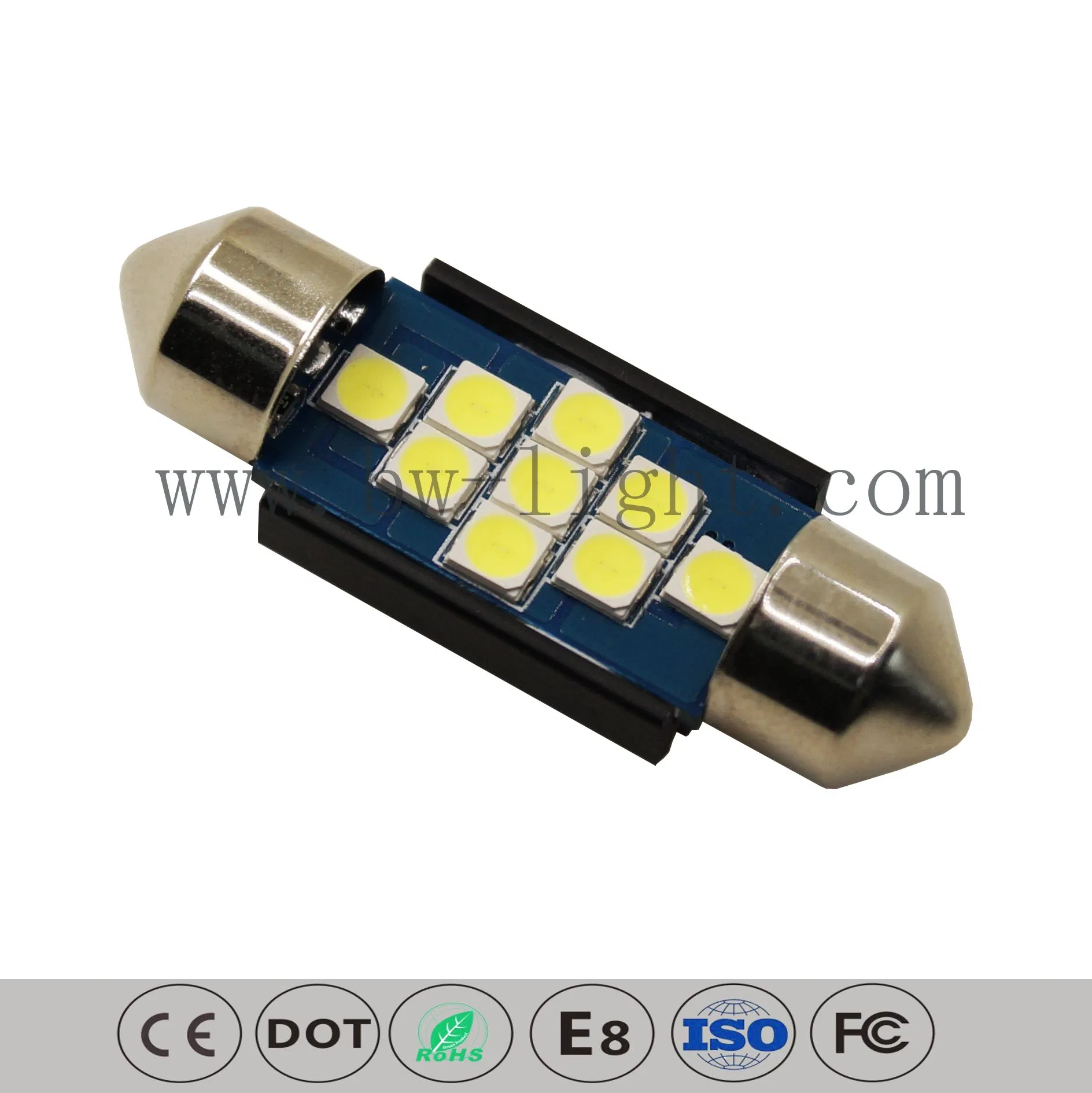 Светодиодная лампа Festoon 36мм для авто (S85-36-009Z3030P)